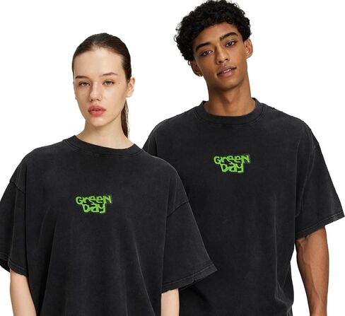 XIAOYATOU Green Day Embroidered Patch, Iron-On Applique for Casual Wear, Denim Clothing, Children's Clothing and Hats in Saudi Arabia