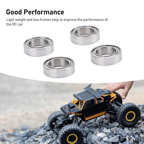 RC Ball Bearing Set, 4PCS Metal Ball Bearing Kit for A959 A979 A959 B A979 B RC Car in Saudi Arabia