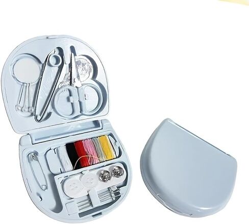 Mini Sewing Kit – Compact and Portable, Perfect for Travel and Quick Repairs, Ideal for DIY Sewing Enthusiasts and Beginners Blue in Saudi Arabia