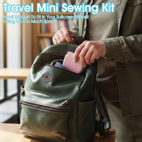 hidyuuoo 24 Pieces Mini Travel Sewing Kit Basic Portable Emergency Sewing Repair Kit in Bulk with Threads Scissors Needles for Beginner Traveler Hotel Charity Homeless in Saudi Arabia
