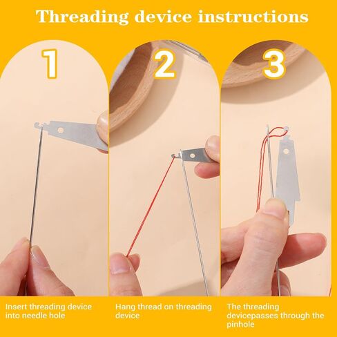 Xinjoduz 34 PCS Sewing Tool Set, Portable Hand Sewing Kit with Steel Needles, Needle Threader, Embroidery Thread Kit for DIY Crafting and Repairs in Saudi Arabia