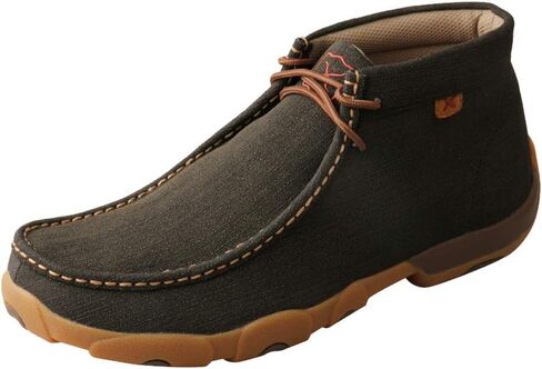 Twisted X Men's Chukka Driving Moc, Rubberized Brown, 8W in Kuwait
