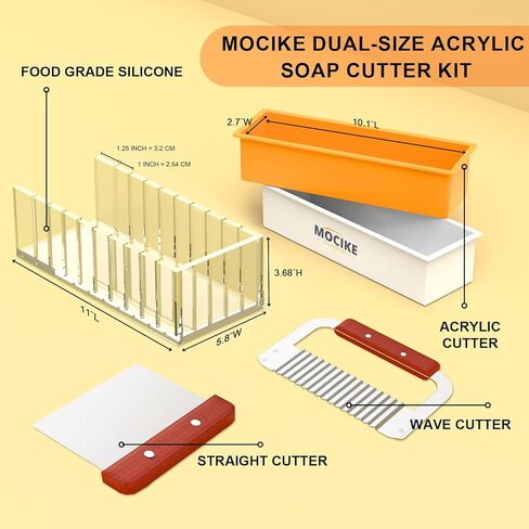 Premium Acrylic Soap molds Making Kit - Craft Exquisite DIY Soaps with Precision (Hard Soap Cutter Kit) in Saudi Arabia