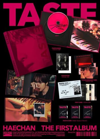 HAECHAN TASTE 1st Album [Savory Ver.] CD + Photobook + Photocard + Postcard + Photofilm (CRZY) NCT in Saudi Arabia