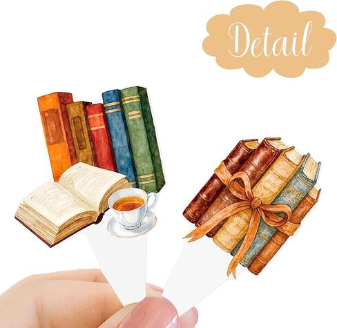 Book Themed Cupcake Toppers Vintage Books Party Decorations 48Pcs Book Club Cupcake Picks Books Birthday Cake Decoration for Reading Story Library Baby Shower Supplies in Saudi Arabia