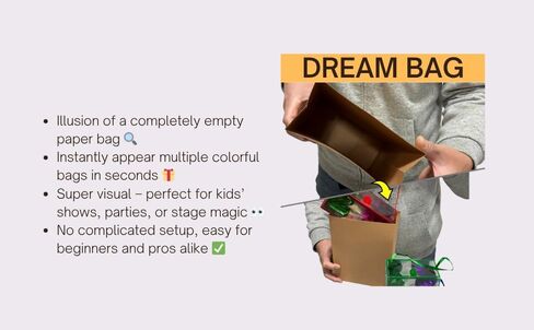 Dream Bag (Medium) Flower Box 3 A Spectacular Production from an Empty Bag! Stage Shows and Birthday Parties in Kuwait