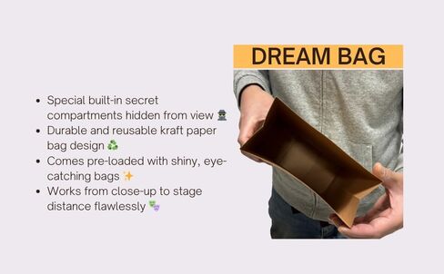 Dream Bag (Medium) Flower Box 3 A Spectacular Production from an Empty Bag! Stage Shows and Birthday Parties in Kuwait