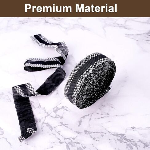 Hemming Tape for Pants 2 Rolls Adhesive 1 Inch Wide 5.5 Yards Long No Sew Hemming Tape Permanent Washable Fabric for Trousers, Easy to Use, 1 White 1 Black in Kuwait