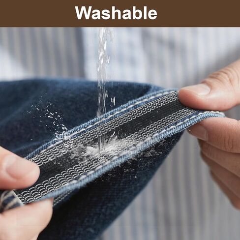 Hemming Tape for Pants 2 Rolls Adhesive 1 Inch Wide 5.5 Yards Long No Sew Hemming Tape Permanent Washable Fabric for Trousers, Easy to Use, 1 White 1 Black in Kuwait