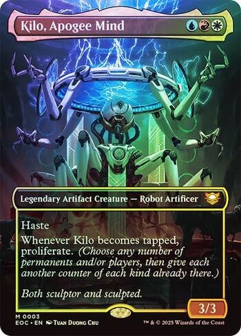 Kilo, Apogee Mind (Borderless) (Foil) MTG in Saudi Arabia