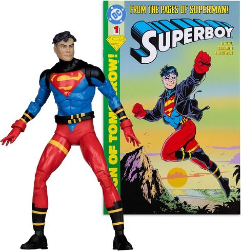 ألعاب ماكفارلين - شخصية DC Direct Page Punchers Superboy (Superboy #1) مقاس 7 بوصات مع رسوم هزلية in Saudi Arabia