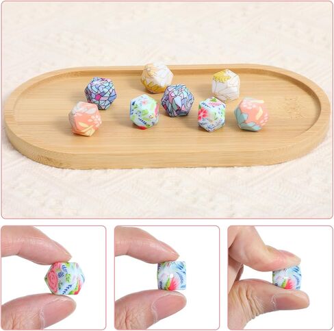 Ouligay 8 PCS Knitting Needle Stoppers Silicone Knitting Needle Point Protectors, Hexagon Stitch Stoppers, Colorful Knittings Needles Caps for Sewing Quilting Crocheting Hand DIY Art Project in Saudi Arabia