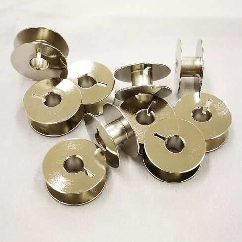 Bequilter Metal Bobbins Compatible with Brother Janome Juki DDL-555, DDL-227, DDL-5530, DDL-555, TL-2000Qi, TL-2010Q TL-2200QVP Mini #55623S (20) in Saudi Arabia