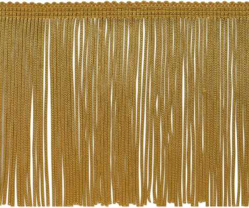 Trims by the Yard 4" Chainette Fringe Trim | Gold | (10 yard cut) in Saudi Arabia