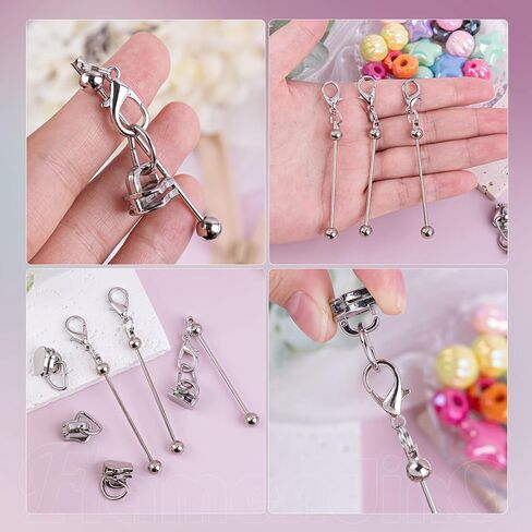 Framendino, 10 Pack Metal Beadable Zipper Pulls 5# Zipper Heads for Backpacks Purses Jackets in Saudi Arabia