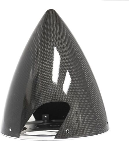 XOAR RC Carbon Fiber Spinner for 3-Blade Propeller Gas Fixed-Wing Model Airplanes (4.5 Inch, Tractor Wide Slot)… in Saudi Arabia