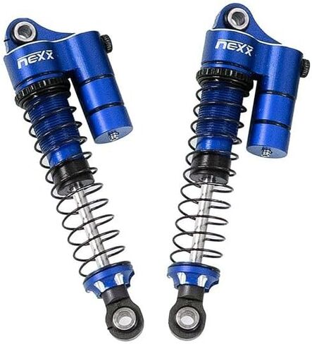 Nexx Racing Reservoir Shocks (4pcs) for 1/18 RC Crawler Redcat Ascent-18 - Remote Control Car, RC Cars, RC Crawler 1/18 4WD Nexx Racing Upgrade Parts (HELIDIRECT) (Black - 53mm) in Saudi Arabia