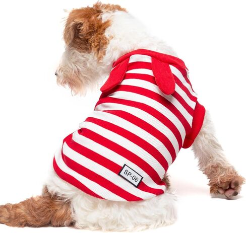 Small Dog Shirts, Shirts for Small Dogs, Comfy Stretchy Cotton, for Chihuahua and Yorkie, Easy to Wear (Pink XXS) in Saudi Arabia