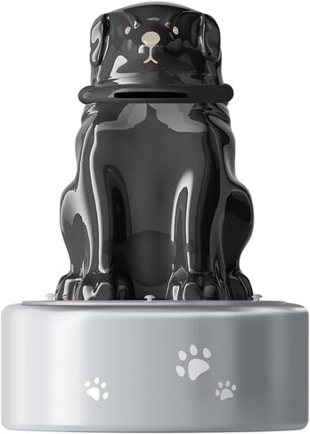 Dog Urn, Large Dog Urns for Ashes, Waterproof Pet Urns for Dogs, Ceramic Statue Stainless Steel Urn with Paw Prints, Memorial Pet Cremation Urn for Loss of Dog up to 130 lbs, 203 Cu in in Saudi Arabia