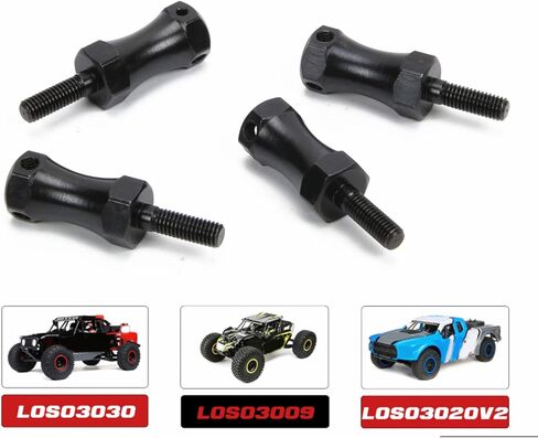 Wheel Extension Hex Drive Hub Adapter, Widen 20mm Steel Enhance Performance RC Extended Wheel Hex Coupler Black 42mm Length 12mm Hex Diameter for 1/10 RC Cars in Saudi Arabia