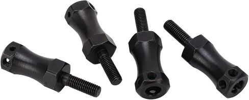 Wheel Extension Hex Drive Hub Adapter, Widen 20mm Steel Enhance Performance RC Extended Wheel Hex Coupler Black 42mm Length 12mm Hex Diameter for 1/10 RC Cars in Saudi Arabia