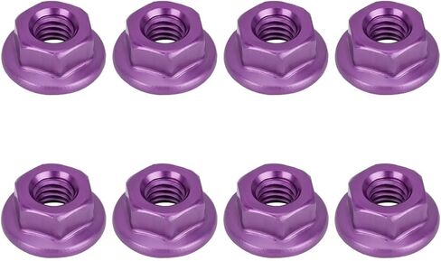 8PCS Flange M4 Lock Nuts Aluminum M4 Wheel Hardware for 1/10 RC Crawler TRX4 SCX10 Axial HPI TLR ECX Model Car Vehicles Upgraded Replacement Parts (Dark Blue) in Saudi Arabia