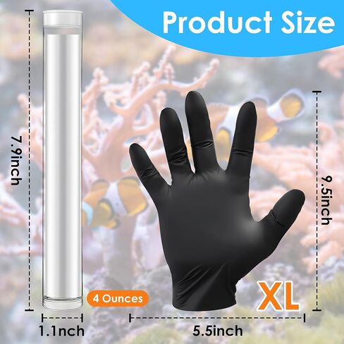 معجون إيبوكسي مع قفازات، معجون مرجاني صخري حي للشعاب البحرية، غراء لأحواض السمك آمن على الأسماك، عصا إيبوكسي آمنة للشعاب البيضاء الرمادية أو طحالب نباتية، مرجاني، حجر، خشب مائي، تجفيف سريع in Kuwait