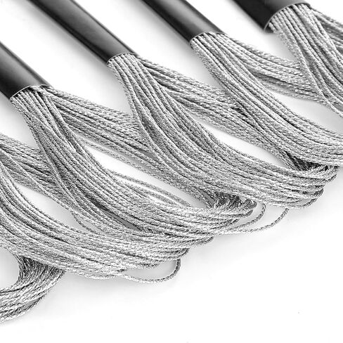 6 Skeins Embroidery Thread, Glitter Metallic Silver Embroidery Floss Friendship Bracelet String, Polyester Cross-Stitch Threads Friendship Bracelet String for Sew Making Yarn Accessories Craft Strings in Saudi Arabia