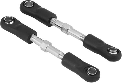 Niiyen RC Steering Rod, 2pcs/Set RC Car Steering Rod Servo Rod Servo Rod Link RC Servo Rod, Zd 6050 Ball Joint Tie Rod 1:16 Model Vehicle General(45mm) in Saudi Arabia