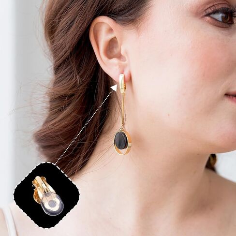 100 Pieces Earring Pads Silicone for Clip on Earrings Clear Silicone Clip-on Earring Backs Comfort Clip-On Earrings Cushions,Clear in Saudi Arabia