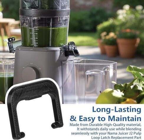 متوافق مع استبدال مزلاج حلقة اللب Nama Juicer J2، استبدال مزلاج حلقة اللب المحدث المتوافق مع Nama Juicer J2، معزز ومتين وسهل التركيب in Kuwait