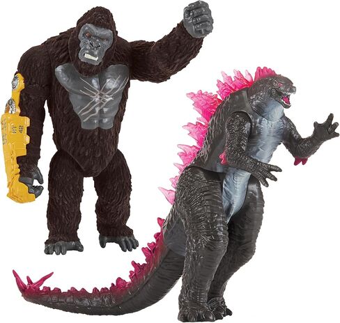 مجموعة MonsterVerse Real Feel Kong & Godzilla من قطعتين من بلاي مايتس تويز in Saudi Arabia