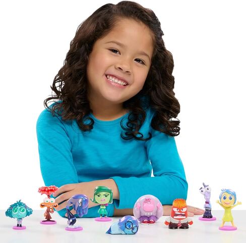 Just Play Disney and Pixar Inside Out 2 Collectible 9-Piece Figure Set, 2.3-inch Collectible Figurines, Kids Toys for Ages 3 Up in Saudi Arabia