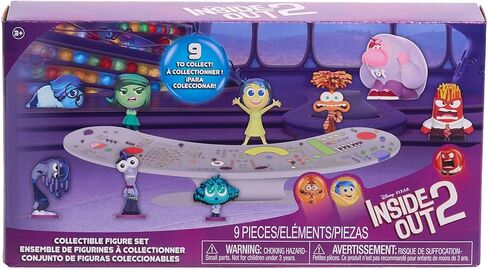 Just Play Disney and Pixar Inside Out 2 Collectible 9-Piece Figure Set, 2.3-inch Collectible Figurines, Kids Toys for Ages 3 Up in Saudi Arabia