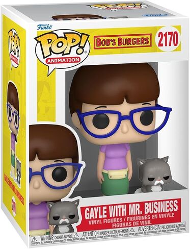 فانكو بوب! & Buddy: Bob's Burgers - Gayle and Mr.Business - شخصية فينيل قابلة للتجميع - فكرة هدية - بضائع رسمية - ألعاب للأطفال والكبار - محبي الرسوم المتحركة - شخصية نموذجية لهواة الجمع والعرض in Kuwait