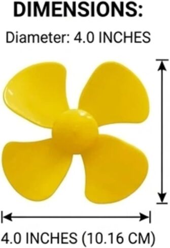 6pcs Propeller Props, Small Four-Blade Propeller Blades can be widely Used in Fans and so on. in Saudi Arabia