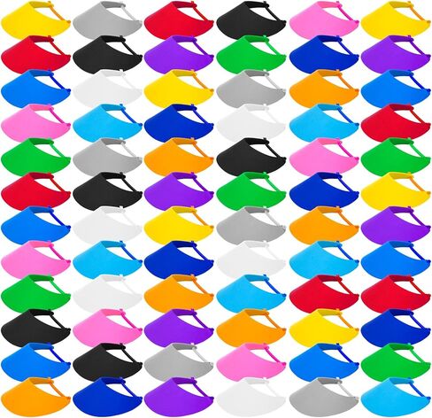 Retisee Summer Foam Visors for Kids Bulk Adjustable Sun Visor with Coil Bands Elastic Sun Protection Hat Golf Party Supplies in Saudi Arabia
