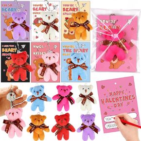 24 Pack Valentines Day Gifts for Kids Classroom Tic Tac Toe Game Keychains with Valentines Day Cards for Kids School, Valentines for Kids Class Exchange Cards Gifts Prizes Party Favors for Boys Girls in Saudi Arabia
