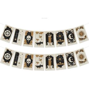Tarot Card Banner - NO DIY Tarot Cards Party Decorations For Witchy Astrology Birthday Party Décor in Kuwait