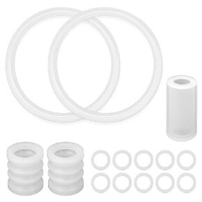 Ice Cream Machine Gasket Replacement for VEVOR | Food Grade Rubber Sealing Ring Tube Components fit for YIKAFU YKF COOCO Soft Serve Maker Accessories, 15PCS Silicone Seals O Rings Spare Parts in Saudi Arabia