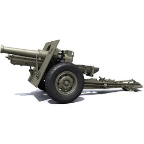 Das Velk USCDW35023 1/35 مشاة البحرية الأمريكية M1918 6.1 بوصة (155 ملم) نموذج هاوتزر بلاستيكي مصبوب اللون in Kuwait