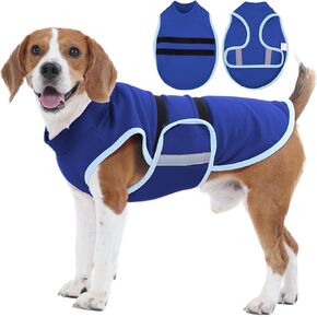 Nanaki Soft Dog Fleece Vest-Warm Puppy Sweatshirt,Reflective Fleece Dog Sweater for Autumn Winter Early Spring,Easy On Pullover Vest Lightweight Comfortable Sleeveless Stretchy Chihuahua,S in Saudi Arabia