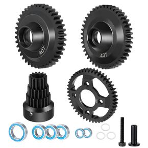 Steel 3 Speed RC Car Gear Metal Clutch Set for 1/8 Kyosho Mad Force Kruiser Nitro Crusher FO-XX USA-1 Upgrade Parts(40T/43T/46T) in Kuwait