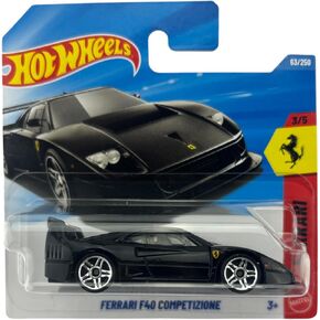 Hot Wheels Ferrari F40 Competizine [Black] 3/5, 63/250, 1:64 Scale Diecast Toy Vehicle in Kuwait