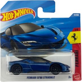 Hot Wheels Ferrari SF90 Stradale [Blue] 1/5, 41/250, 1:64 Scale Diecast Toy Vehicle in Kuwait