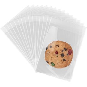 3"x5" Self Sealing Cellophane Bags, 300pcs Resealable Clear Plastic Bags for Cookies,Snacks,Bakery, Small Parts,Gift Packaging in Saudi Arabia