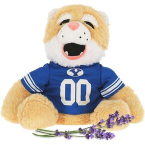 Cosmo The Cougar Brigham Young University Mascot BYU - Heatable Coolable Bedtime Comfort Plushie 1.5lbs - Cozy Microwavable Lavender Scented Plush Toys - Stuffed Animal Officially Licensed in Saudi Arabia