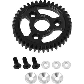 40T فولاذ مقوى Mod1 Spur Gear متوافق مع طراز Tra-xxas 1/8 Revo 3.3 ميثانول Bigfoot RC in Kuwait