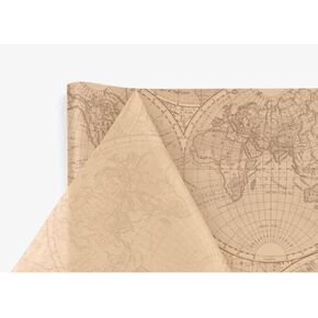 InsideMyNest Old Antique Map Tissue Paper Sheets 30x20 (10) in Saudi Arabia
