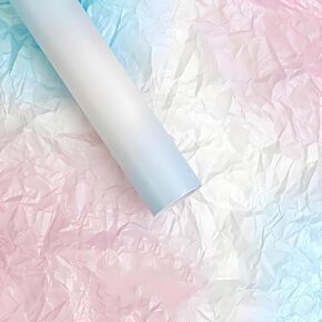 Amonk 20 ورقة من ورق تغليف الهدايا المتدرج باللون الوردي إلى الأزرق، أوراق تغليف هدايا لؤلؤية كبيرة من ورق مناديل الزهور للحرف اليدوية اليدوية وأعياد الميلاد وحفلات الزفاف وديكورات عيد الحب (20 × 27.5 بوصة) in Kuwait